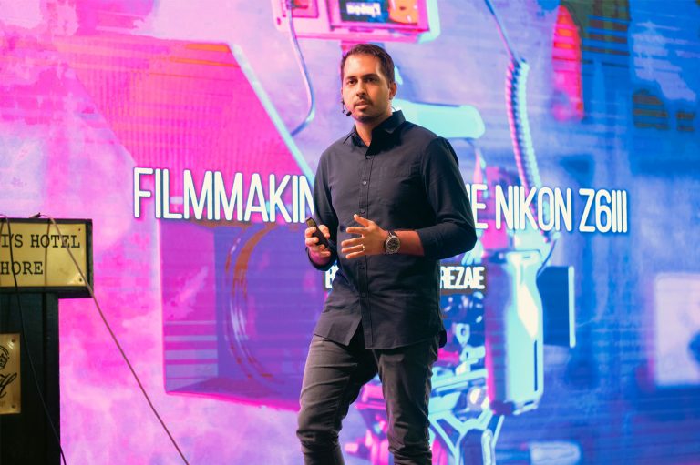 Nikon videography workshop by Mohammad-Rezaie in Lahor