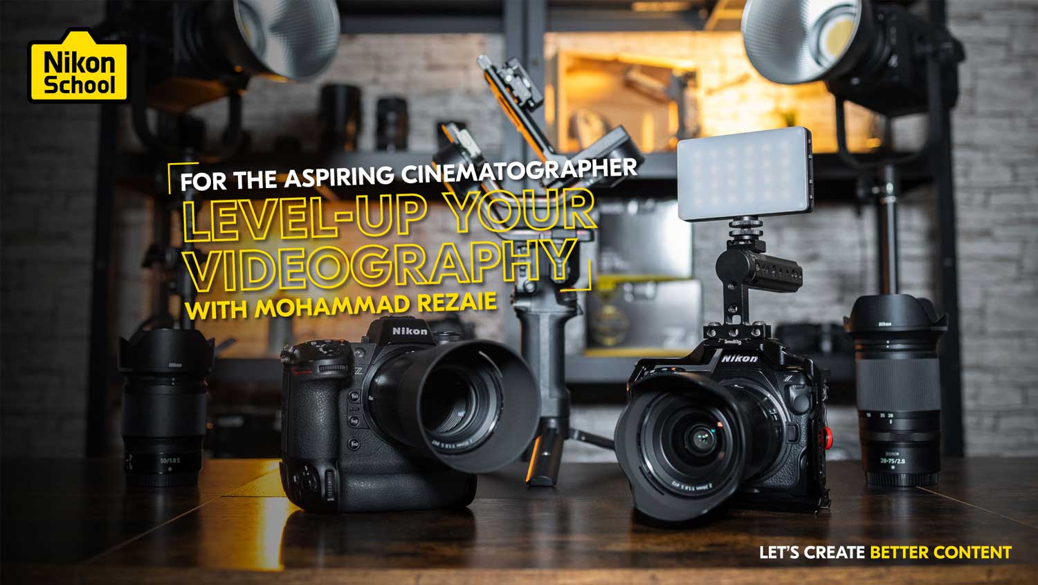 Videography workshop at Nikon School by Mohammad Rezaie