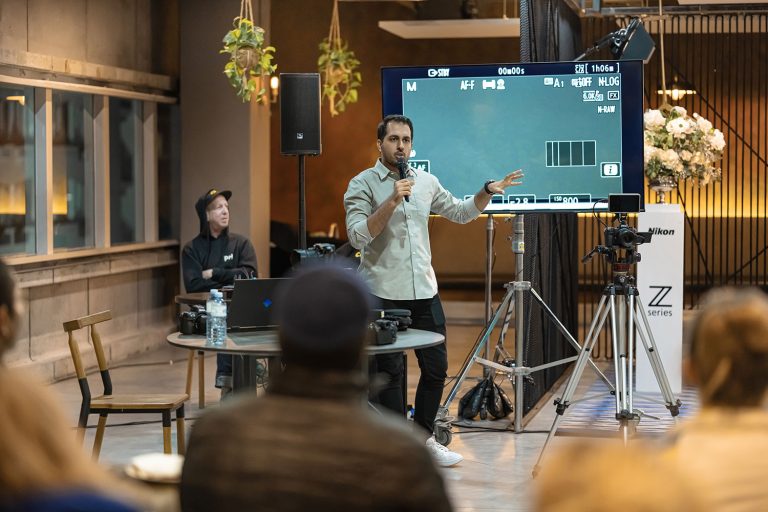 Videography workshop in Cape Town by Mohammad Rezaie introduing Nikon Z6III